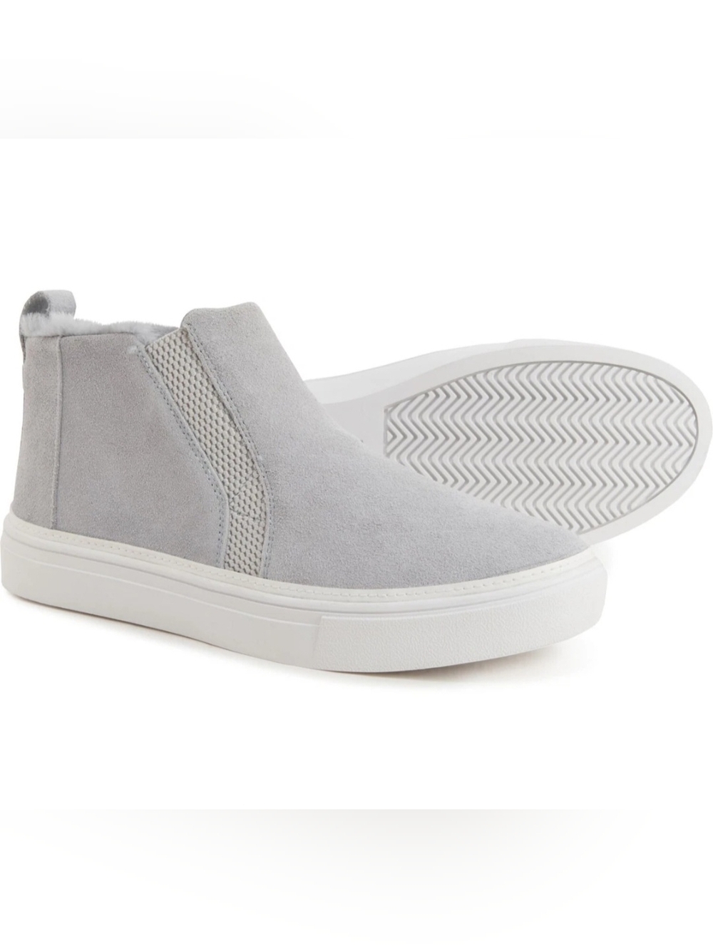 TOMS Bryce Faux Fur Lined Suede Sneakers